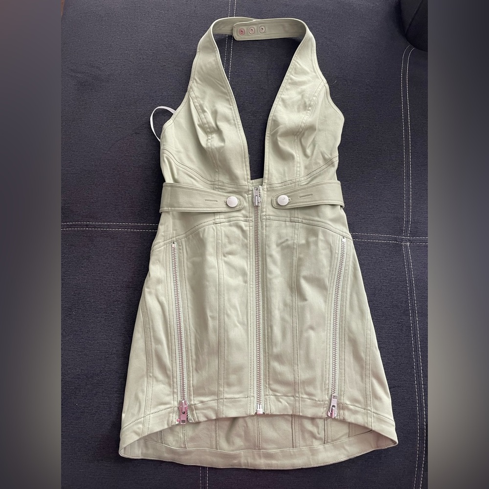 Madison Mini Dress
h:ours
Color: Sage Green
